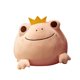 thumbnail image 2 of Gwong Juguete Muñeca de peluche Fine Workmanship Lightweight PP Crown Crown Frog Juguete para la decoración Gwong 30010227, 2 of 6
