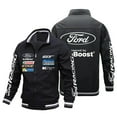 thumbnail image 4 of Veste de Course Décontractée pour Hommes Veste de Sport Légère pour Extérieur Veste de Vélo Moto Automne 2024, 4 of 7