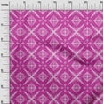 thumbnail image 3 of oneOone Polyester Spandex Fuschia Pink Fabric African Fabric For Sewing Printed Craft Fabric By The Yard 56 Inch Wide, 3 of 5