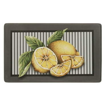 Achim Anti Fatigue Kitchen Mat 18 inches x 30 inches - Lemon Drop