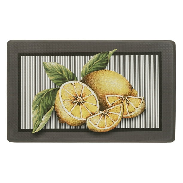 Achim Anti Fatigue Kitchen Mat 18in. x 30in. Lemon Drop