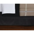 thumbnail image 6 of Mainstays Beige Plaid Bed in a Bag Coordinating 5-Piece Bedding Comforter Set, Twin, 6 of 6