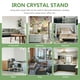 thumbnail image 2 of BESTYASH Soporte De Metal Negro Para De Cristal Decorativo Con Base Estable Para Exhibir En Hogar Y Oficina, 2 of 8