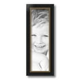 thumbnail image 2 of ArtToFrames 5x16 inch Black Velvet with Gold Picture Frame, Black MDF Poster Frame (4690), 2 of 7