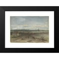 thumbnail image 2 of Johan Hendrik Weissenbruch 14x11 Black Modern Framed Museum Art Print Titled - View of Haarlem from the Dunes (Mid-19th-Early 20th Century), 2 of 5