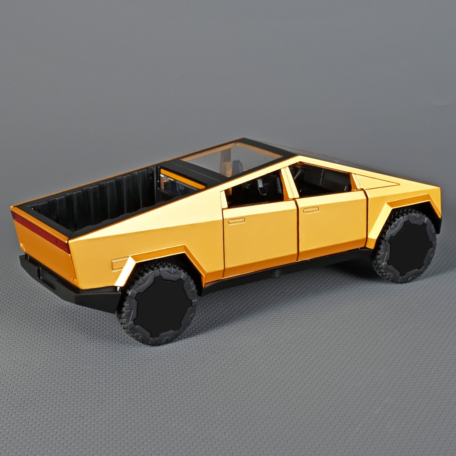 Anmyjuly 1/32 scale Alloy diecast pickup truck toy for boys age 4-7, pull back toy Cars, metal toy Trucks, Rugged and Durable,Halloween cybertruck gift
