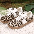 thumbnail image 6 of Domzle Women Retro Gum Sole Fashion Sneakers | PU Leather Classic Tennis Walking Shoes Anti Slip Trainers Brown 39, 6 of 8