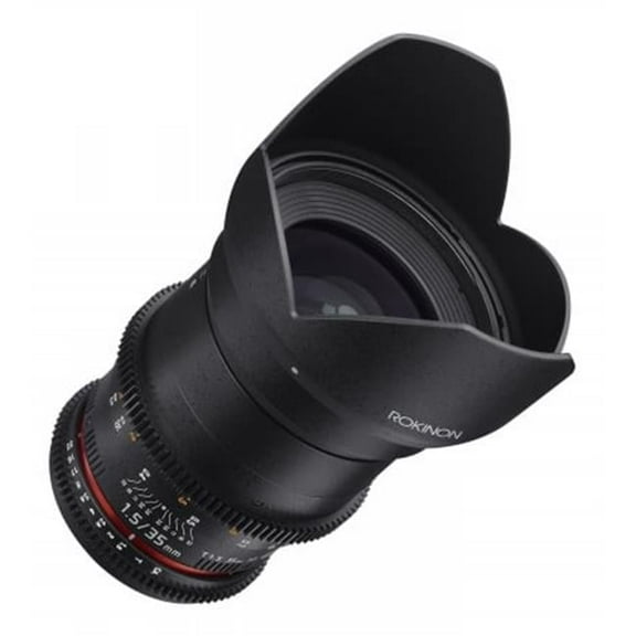 35mm T1.5 Full Frame Wide Angle Cine DS Wide Angle Lens for Canon EF Mount Cameras ()