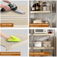 thumbnail image 3 of New 24 INCH 5 Pcs Wire Shelf Covers Foamed PVC Wire Rack Covers for Removable Closet (Not Wood) Pantry Shelves for Cabinet Bathroom Kitchen Shelving Decoration, 3 of 7