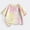 C-Yellow27, variant on JIAYUE Blouses Tops for Boys Girls Short Sleeve Tie Dye Multicolor Casual Comfortable For Kids Summer Daily Wear