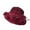 Red, variant on YAYUBA Lady's French Chapeau: Summer Sun Hat With Floral Embellishments Wide Brim Netted & Beach Suitable,Navy
