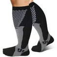 thumbnail image 2 of Big and Tall Plus Size Compression Socks for Women Men Wide Calf 15-30mmhg Extra Large Knee High Support for Sports Nurses Circulation 2XL-7XL, 2 of 9
