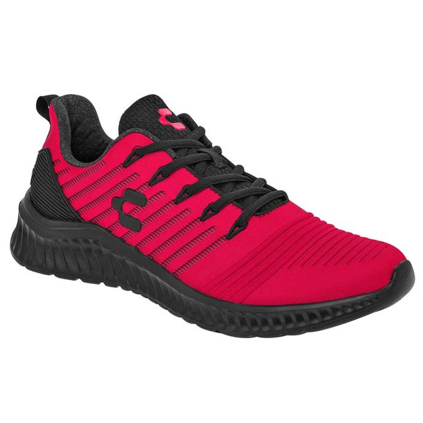 Tenis Deportivos Exterior Textil Color Rojo Para Hombre De Charly Charly 1029827001