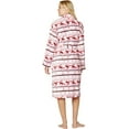 thumbnail image 3 of INTIMO Womens Reindeer Holiday Robe, 3 of 3