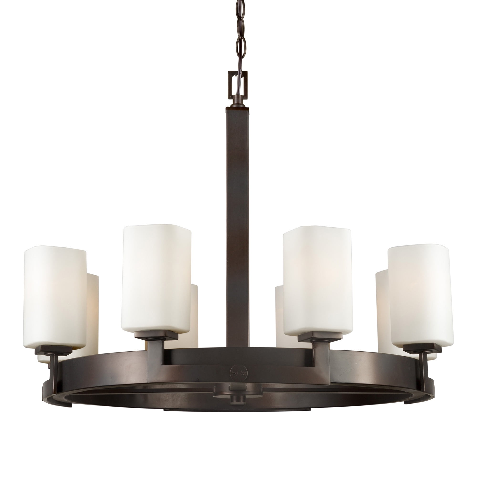 Forte Lighting 271308 8 Light 28" Wide Pillar Candle Chandelier