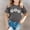 Grey, variant on Girls Hibiscus Flower T Shirt Tropical Hawaii Style Print Crewneck Short Sleeve Tee Summer Beach Holiday Clothes Casual Vacation Top