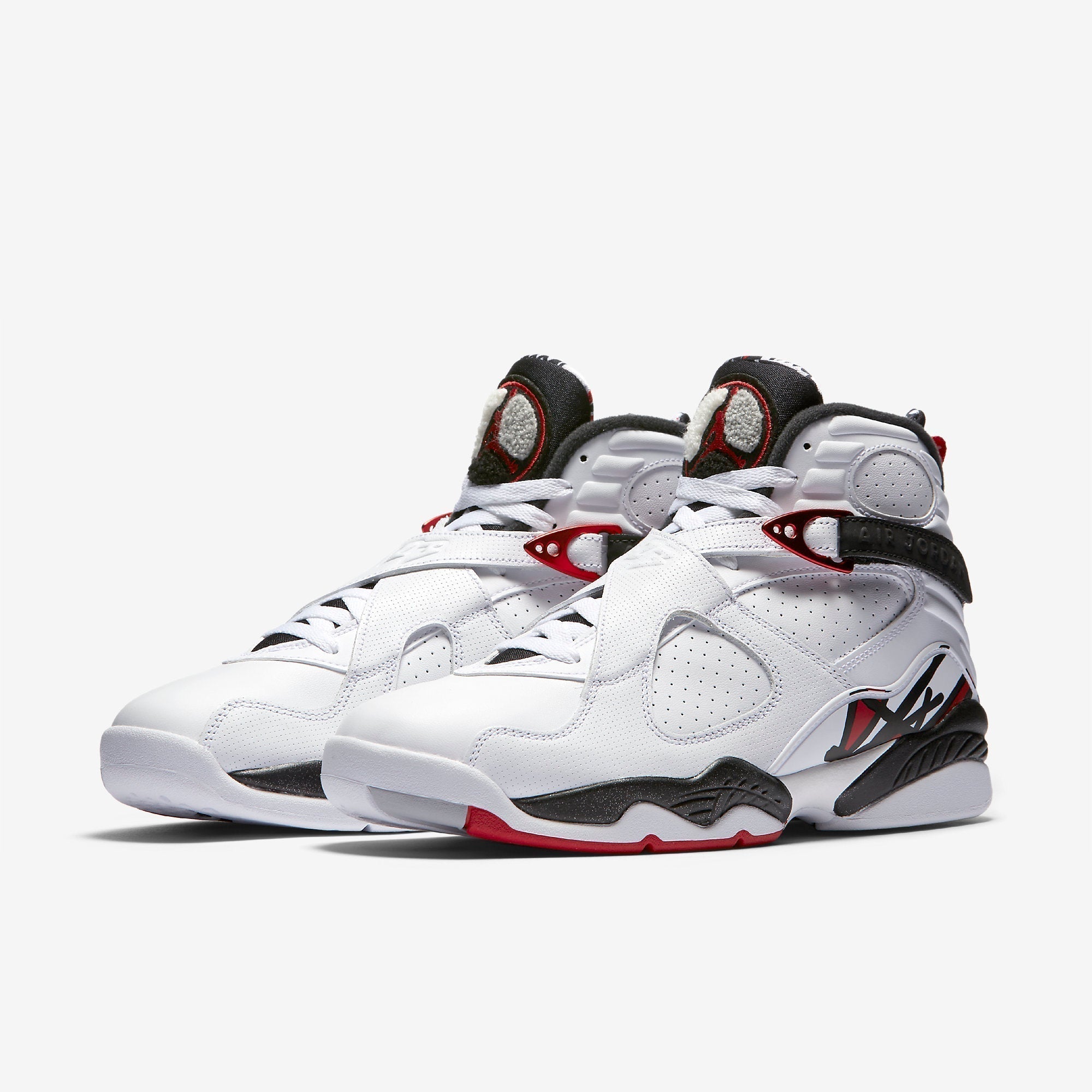 Jordan Men\'s Air Jordan 8 VIII Retro \'Alternate\' Sneakers 305381-104 Size 9.5 Nike Air Jordan 8 VIII Retro Alternate White Size 8 Sneakers  main image 2