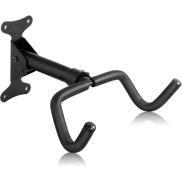 Soporte de pared para bicicleta, estante de almacenamiento horizontal para colgar bicicletas en interiores o garajes, gancho ajustable para bicicletas, colgador de bicicletas, estante de almacena