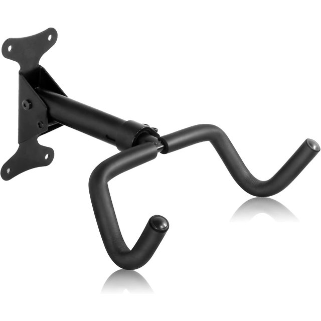 Soporte de pared para bicicleta, estante de almacenamiento horizontal para colgar bicicletas en interiores o garajes, gancho ajustable para bicicletas, colgador de bicicletas, estante de almacena