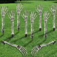thumbnail image 3 of 10 Piezas de Decoraciones de de Esqueleto para Halloween. Manos de Esqueleto Realistas, Ideales para Decoraciones de Jardín, Césped y Cementerio., 3 of 5