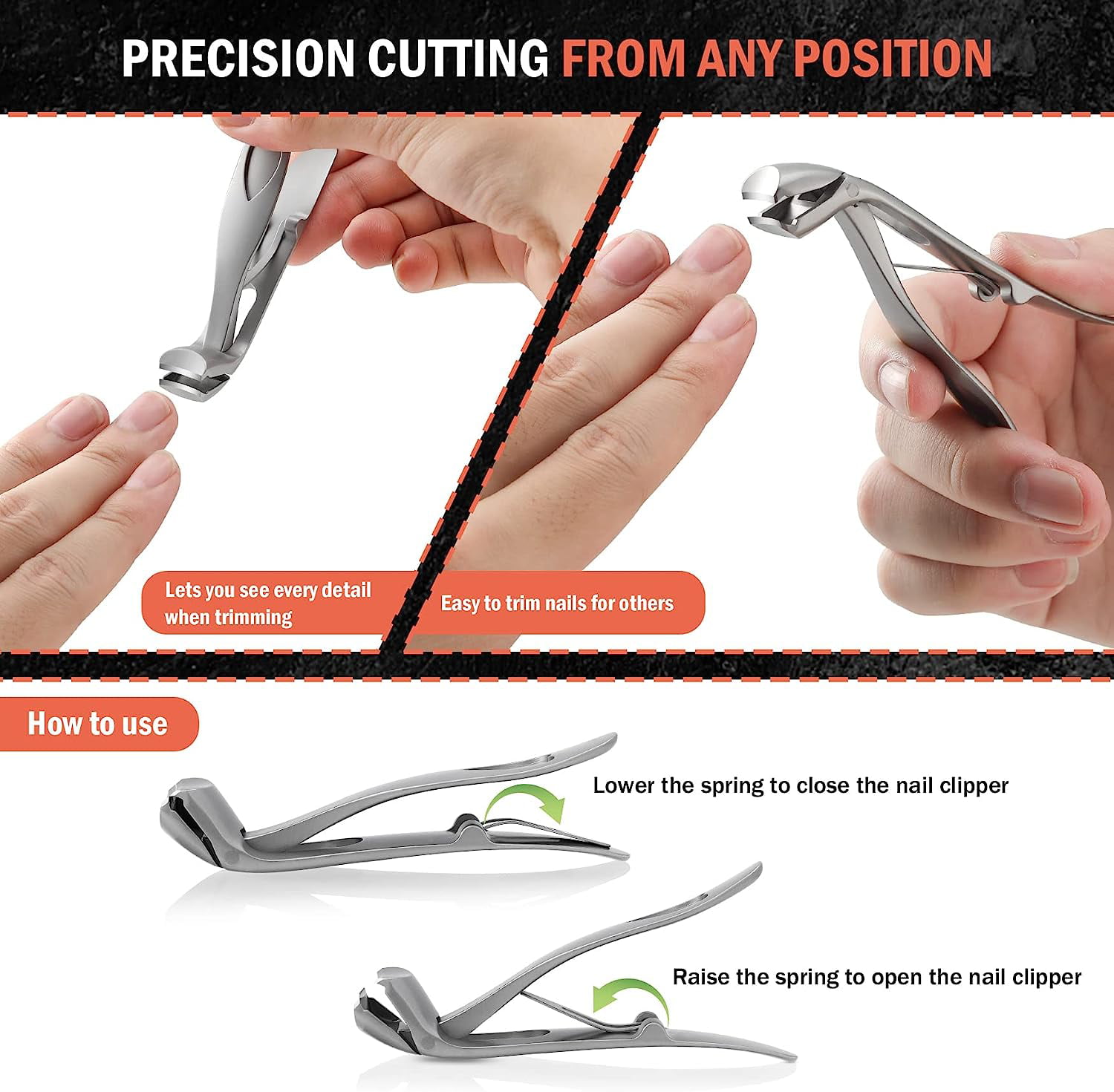Generic Toe Nail Clipper, Angled Ends Remove Edges Of Nails Curved  Arc‑shaped Edge Toenails Nipper for Hand for Cuticle for Dead Skin(Tyrant  Gold) : Amazon.in: Beauty