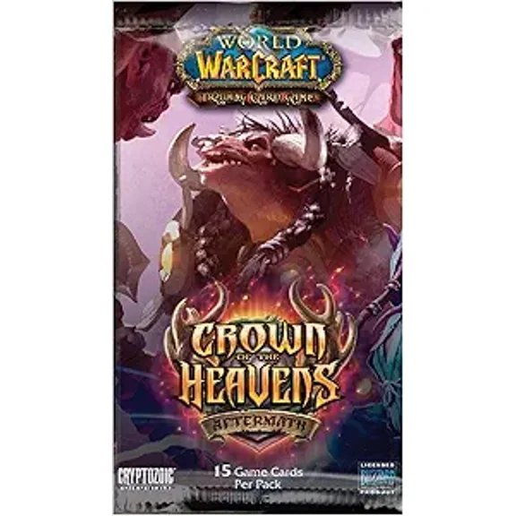 World of Warcraft TCG WoW Trading Card Game Aftermath Crown of the Heavens Booster Pack