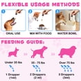 thumbnail image 4 of Oimmal Liquid Collagen for Dogs - Hip and Joint Support with MSM, Ginger - Boost Immunity for Dogs Coat & Digestive Healthy | Collagen Supplement for Dogs 4 fl oz - Bacon Flavor, 4 of 10