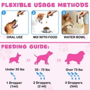 Oimmal Collagen for Dogs, Hip and Joint Supplement with MSM, Liquid Collagen for Dogs, Boosting Overall Immunity for Dogs, 2 fl oz - Bacon Flavor