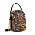 thumbnail image 7 of FORMRS Crossbody Bag for Women Quilted Travel Shoulder Cell Phone Purse with Chain Strap Handbag, Yellow Floral, 7 of 7
