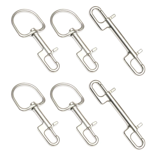 Clip de de seguridad giratorio de material acero inoxidable 6x para accesorios de piezas de buceo