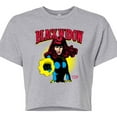 thumbnail image 3 of Marvel - Black Widow Logo - Juniors Cropped Graphic T-Shirt, 3 of 5