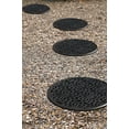 thumbnail image 4 of A1HC Rubber Multi Functional-Garden Stepping Stone Mat, Round, 14"X14", Black Set of 3, 4 of 8