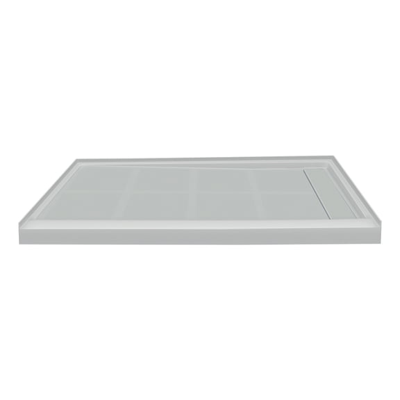 Transolid FL4836R-39 Fl-Series 48" X 36" Rectangular Shower Base - Grey