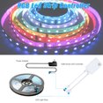 thumbnail image 2 of Kit de luces de tira LED 5m / 16.4ft Longitud 5050 Control remoto RGB Cambio de color Impe CACAGOO cinturón ligero, 2 of 7