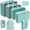 Lake Blue, variant on 8x/Set Tavel Packing Cubes Suitcase Organiser Small Travel Organiser Luggage Organiser Packing Organisers