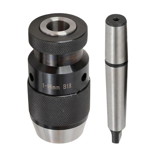 Herramienta de Conversión Macarena Convertidor de Mandril de Taladro Autoajustable -5 / 8 + -MT2 Portabrocas sin llave