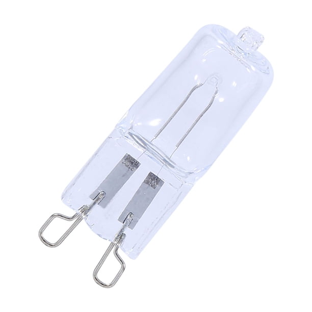 Bombilla de Halógeno, Bombilla de Halógeno G9 de Vidrio Transparente, Bombilla de Lámpara Halógena, Araña para Pinza de Cristal