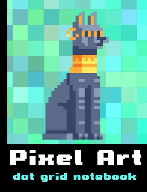 Pixel Art Dot Grid Notebook: 100 Page Double-Sided Dot Grid - Perfect