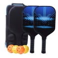 thumbnail image 2 of Juego de 2 Pickleball Raqueta Cola Pickleball Advanced Carbon Estilo C, 2 of 8