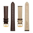 thumbnail image 6 of BISONSTRAP Elegant Leather Watch Straps, Quick Release, Watch Bands for Women and Men, 16mm, Dark Brown (Gold Buckle), 6 of 7