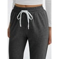 thumbnail image 4 of MLDRA Women Sweatpants Joggers with Pockets Lounge Athletic Casual Pajama Pants Fall Winter Clothes Teachers Outfits 2025 Dark Grey, 4 of 7