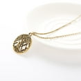 thumbnail image 2 of hengtong 4xVintage Plated Tree of Life Round Pendant Necklace for Women Golden, 2 of 9