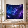 thumbnail image 4 of Moon Stars Chart with Geometric Constellation Main Consists, Mystical Fantasy for Space Lovers, Galaxy Room Decor, Graduation Gift, Tapestry Wall Hanging for Bedroom and Dorm, 4 of 6