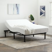 Lucid Basic Remote Controlled Steel Adjustable Bed Base, Queen