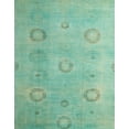 thumbnail image 1 of Ahgly Company Indoor Rectangle Abstract AquaMarine Green Abstract Area Rugs, 8' x 10', 1 of 6