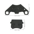 thumbnail image 2 of unbranded 2Ud Pastillas De Discos Delanteros Para Motocicleta Compatibles Atv Utv Color Negro, 2 of 6