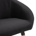 thumbnail image 5 of vidaXL Dining Chairs 6 pcs Black Fabric, 5 of 5