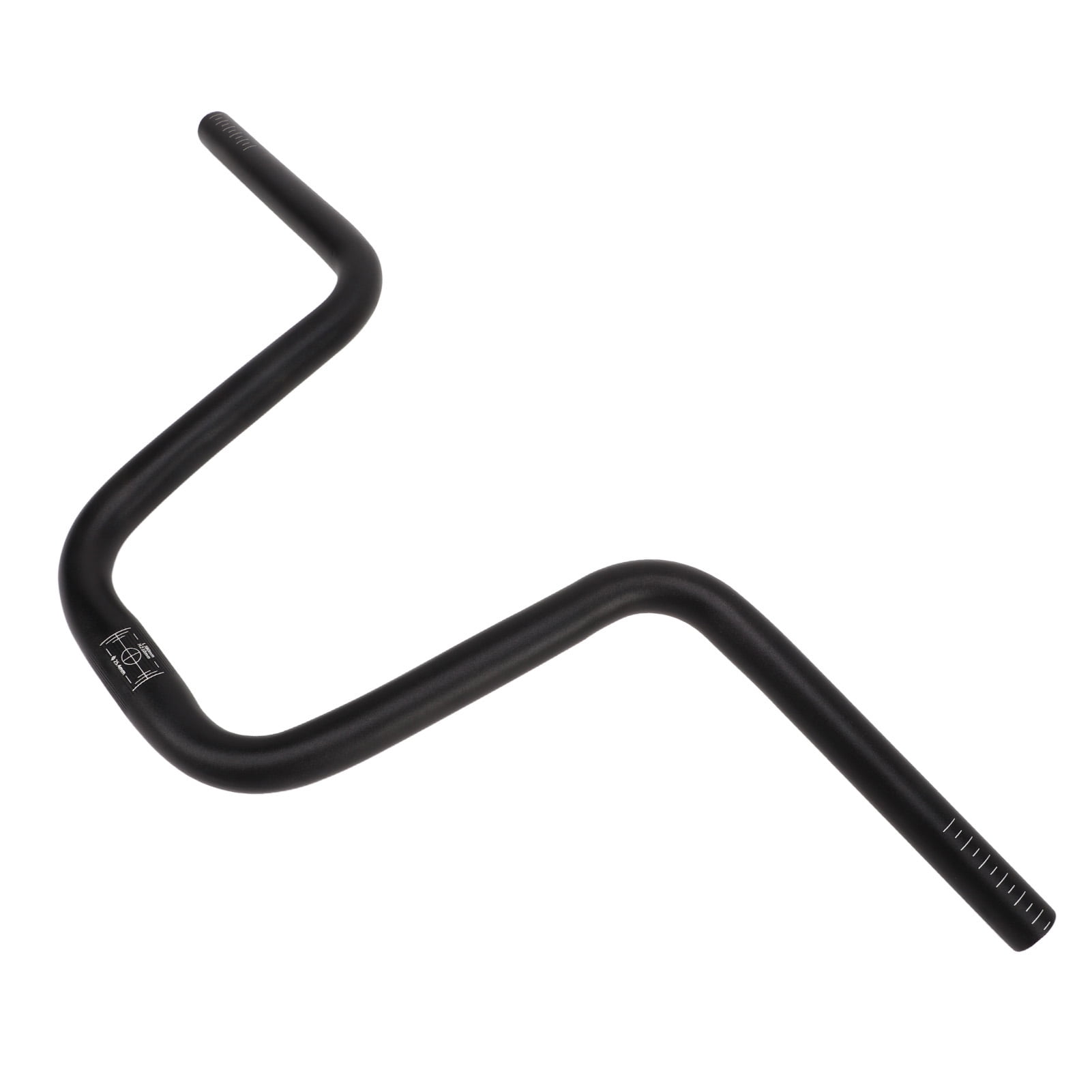 Mountain Bike Handlebar 25.4mm Diameter 580mm Extra Long Handlebar Aluminum Alloy Folding Road Bike Riser Bar Walmart