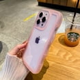 thumbnail image 4 of Fashion Shockproof Clear Phone Case For iPhone 11 12 13 14 Pro XS Max XR Transparent Curly Wave For iPhone 7 8Plus SE Back Cover, 4 of 7