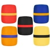 Anself 5 Pack Thick Foam Mic Cover Handheld Microphone Windscreen Colorful Microphone Sponge Cover for Karaoke DJ Stage Performance